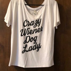 Crazy Wiener Dog Lady tee